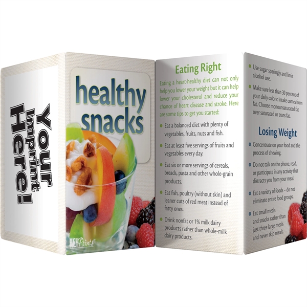 Key Points - Healthy Snacks.... from ASI 54100 Fields Manufacturing Inc / Better Life Line