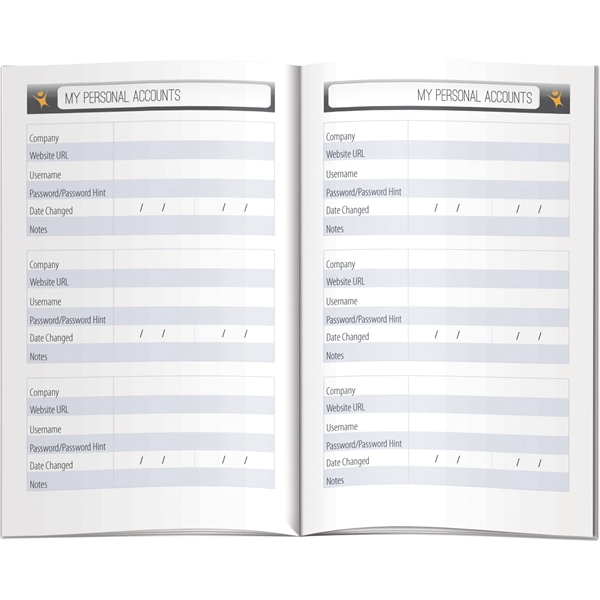 Better Books - Track Your Passwords... from ASI 54100 Fields Manufacturing Inc / Better Life Line