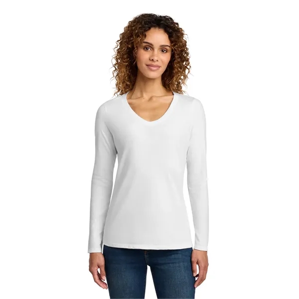 Port & Company Ladies Long Sleeve Fan Favorite V-Neck Tee.... from ASI 84863 SanMar