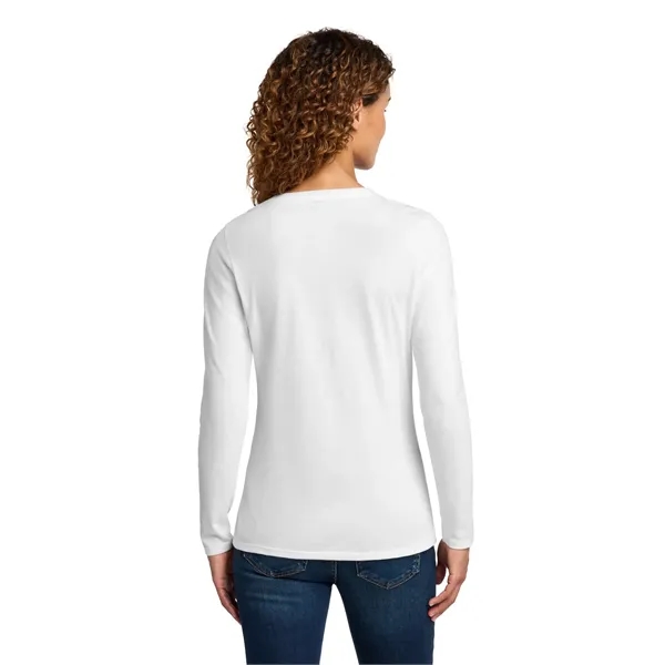 Port & Company Ladies Long Sleeve Fan Favorite V-Neck Tee.... from ASI 84863 SanMar