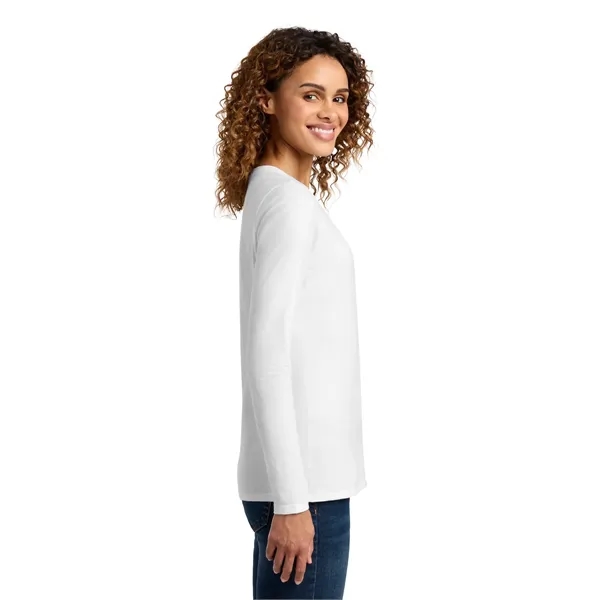 Port & Company Ladies Long Sleeve Fan Favorite V-Neck Tee.... from ASI 84863 SanMar