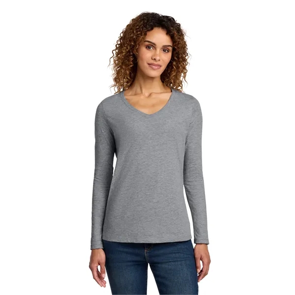 Port & Company Ladies Long Sleeve Fan Favorite V-Neck Tee.... from ASI 84863 SanMar