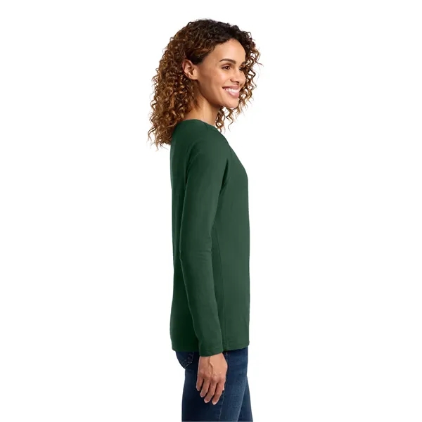 Port & Company Ladies Long Sleeve Fan Favorite V-Neck Tee.... from ASI 84863 SanMar