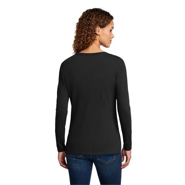 Port & Company Ladies Long Sleeve Fan Favorite V-Neck Tee.... from ASI 84863 SanMar