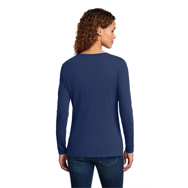 Port & Company Ladies Long Sleeve Fan Favorite V-Neck Tee.... from ASI 84863 SanMar