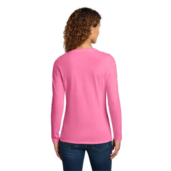 Port & Company Ladies Long Sleeve Fan Favorite V-Neck Tee.... from ASI 84863 SanMar