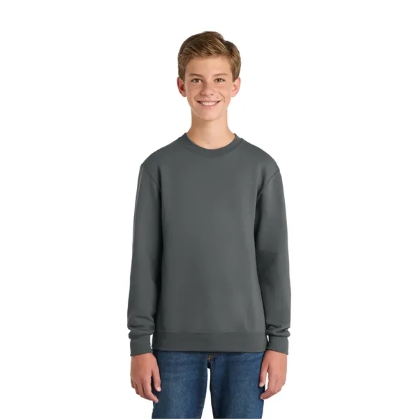Item #PC78Y Port & Co Youth Core Fleece Crewneck Sweatshirt