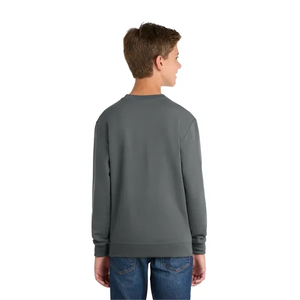 Item #PC78Y Port & Co Youth Core Fleece Crewneck Sweatshirt