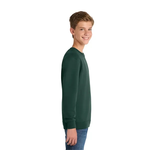 Item #PC78Y Port & Co Youth Core Fleece Crewneck Sweatshirt