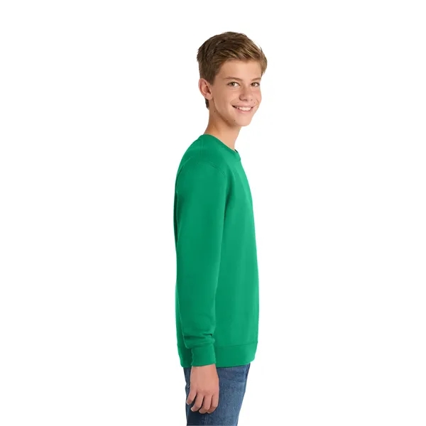 Item #PC78Y Port & Co Youth Core Fleece Crewneck Sweatshirt