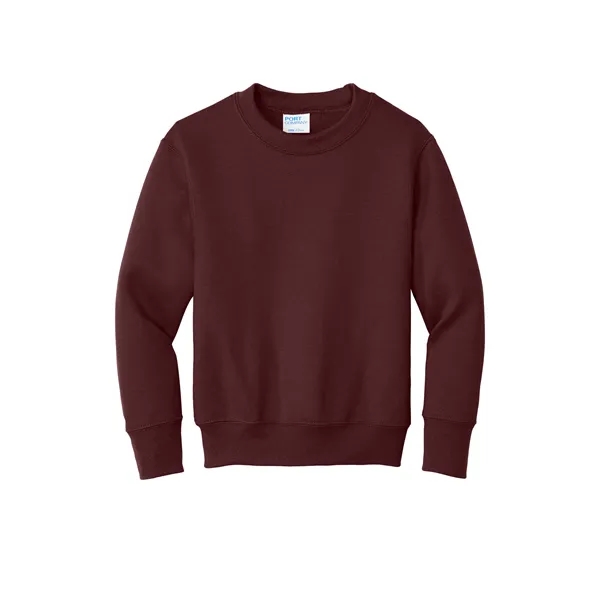 Item #PC78Y Port & Co Youth Core Fleece Crewneck Sweatshirt