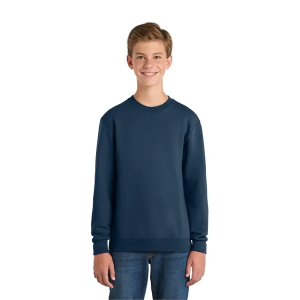 Item #PC78Y Port & Co Youth Core Fleece Crewneck Sweatshirt