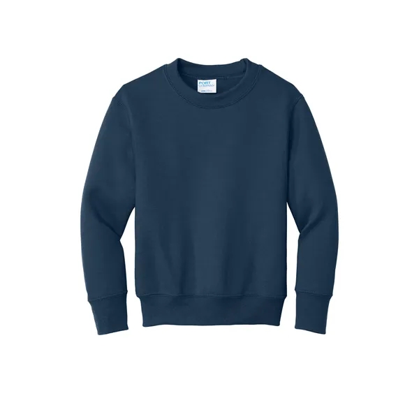 Item #PC78Y Port & Co Youth Core Fleece Crewneck Sweatshirt
