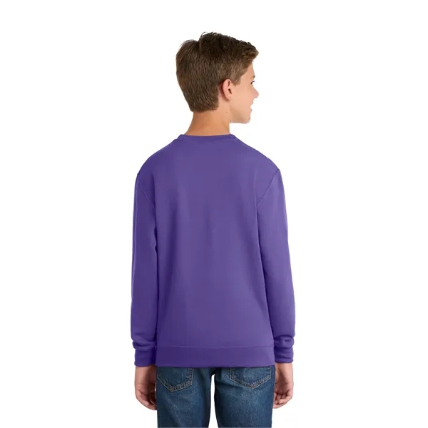 Item #PC78Y Port & Co Youth Core Fleece Crewneck Sweatshirt