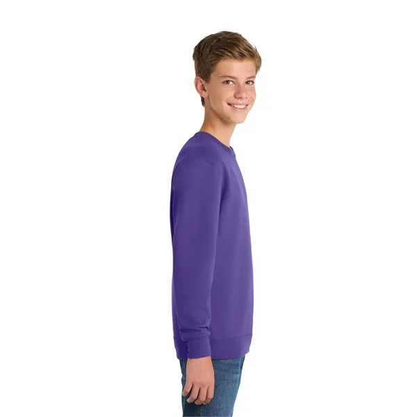 Item #PC78Y Port & Co Youth Core Fleece Crewneck Sweatshirt