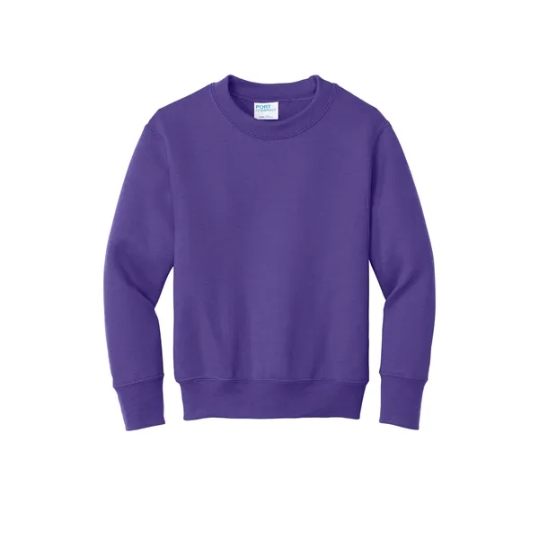 Item #PC78Y Port & Co Youth Core Fleece Crewneck Sweatshirt
