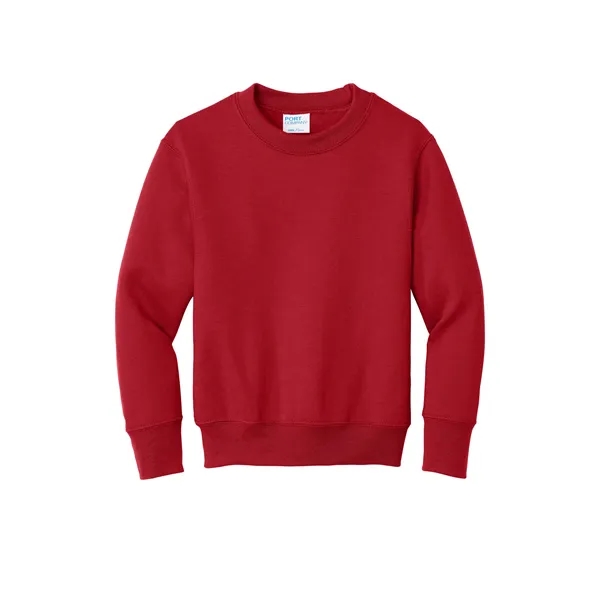 Item #PC78Y Port & Co Youth Core Fleece Crewneck Sweatshirt