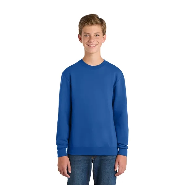 Item #PC78Y Port & Co Youth Core Fleece Crewneck Sweatshirt