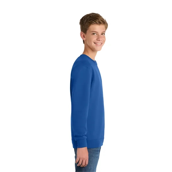 Item #PC78Y Port & Co Youth Core Fleece Crewneck Sweatshirt