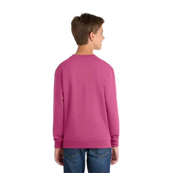 Item #PC78Y Port & Co Youth Core Fleece Crewneck Sweatshirt