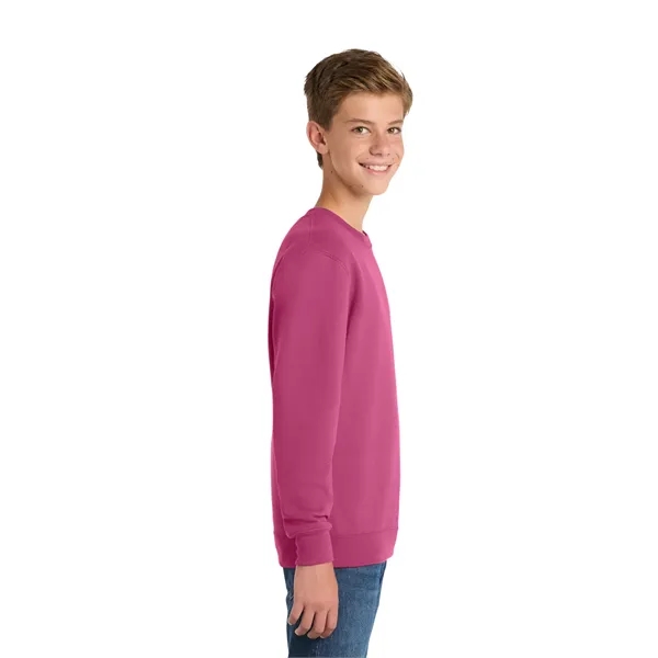 Item #PC78Y Port & Co Youth Core Fleece Crewneck Sweatshirt