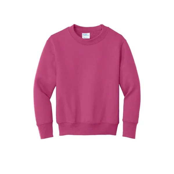 Item #PC78Y Port & Co Youth Core Fleece Crewneck Sweatshirt