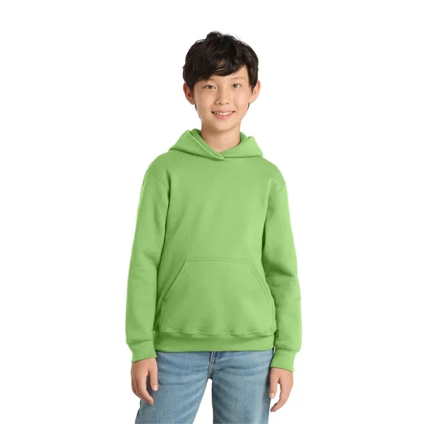 Item #PC78YH Port & Co Youth Core Fleece Pullover Hooded Sweatshirt