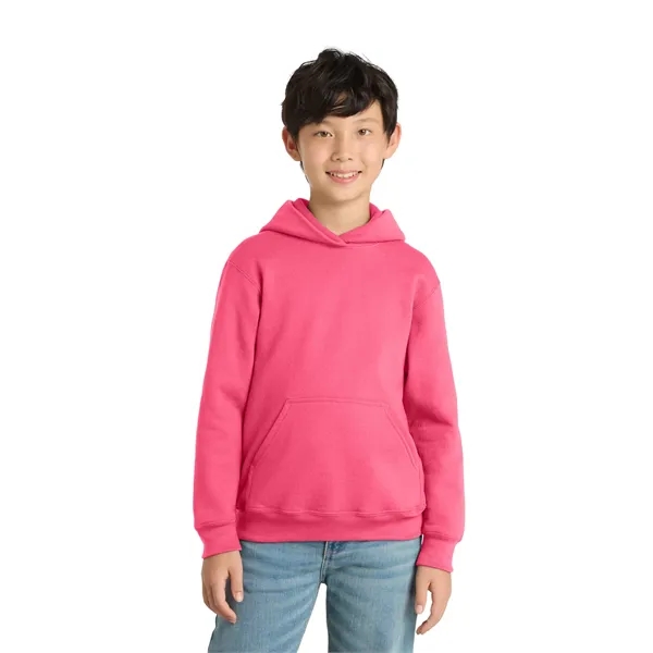 Item #PC78YH Port & Co Youth Core Fleece Pullover Hooded Sweatshirt