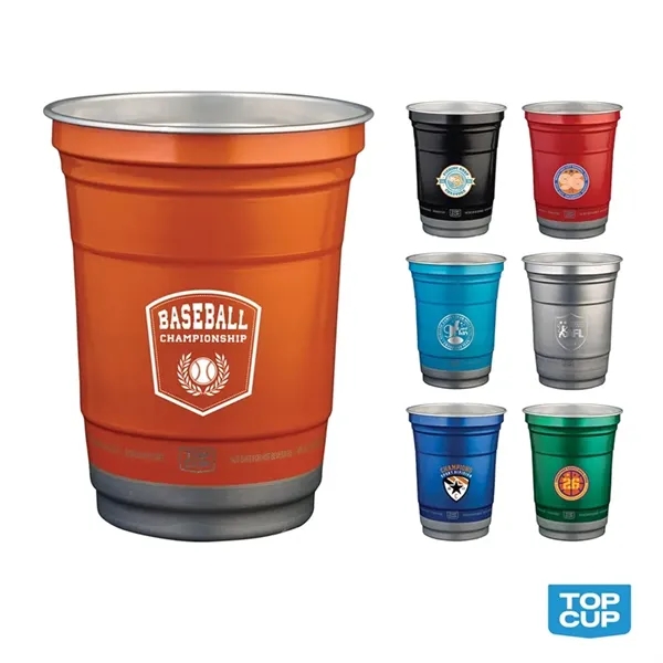 16 oz. Top Cup by Ball™ Recycled Aluminu...... from ASI 67866 Logomark/Valumark