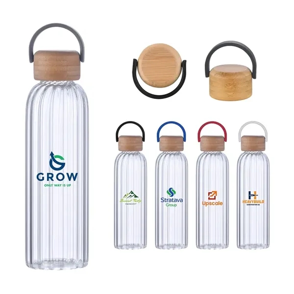 Item #KW1804 Jovito 21 oz. Glass Water Bottle