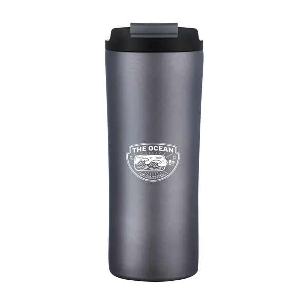 Item #KM8438 Freddie 21 oz. Double Wall, Stainless Steel Travel Tumbler