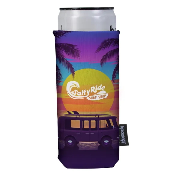Koozie® Full-Color Collapsible Slim Neoprene Can Cooler... from ASI 40480 Koozie Group