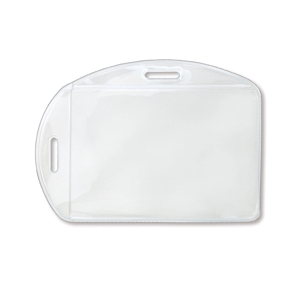 Versatile vinyl badge holder features both vertical and horizontal slots. Displays... from ASI 79898 Promovision / PROMOVISION