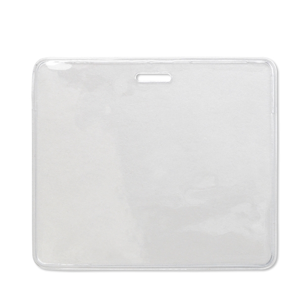 Sturdy oversize vinyl badge holders protect Badge Buddies and Credentials from... from ASI 79898 Promovision / PROMOVISION