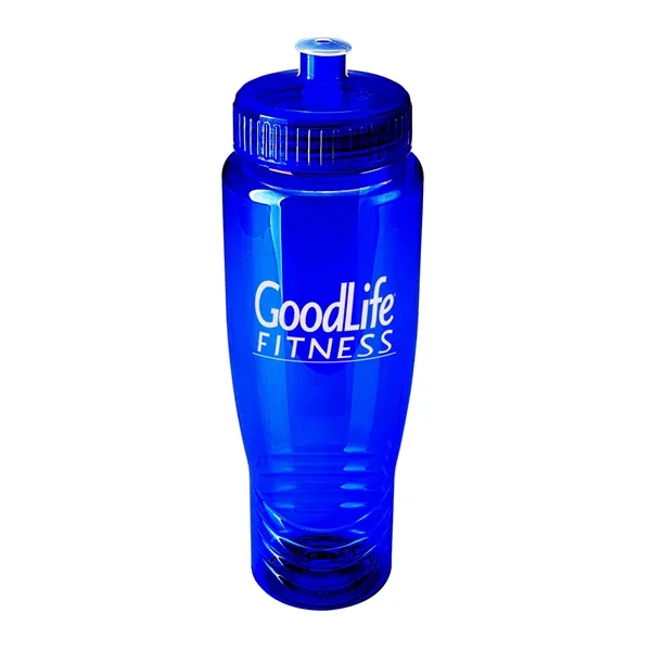 28 oz. reusable, recycled plastic sports bottle with leak-resistant, screw-top with... from ASI 79530 Prime Line