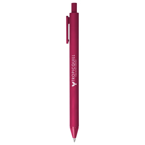Soft, eco-friendly gel pen with a cushioned barrel and vibrant, brand-ready... from ASI 61966 HPG / Hub Pen