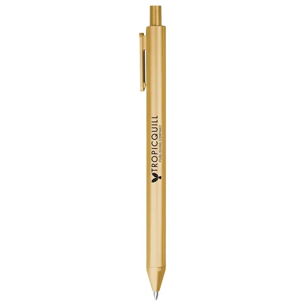 Soft, eco-friendly gel pen with a cushioned barrel and vibrant, brand-ready... from ASI 61966 HPG / Hub Pen