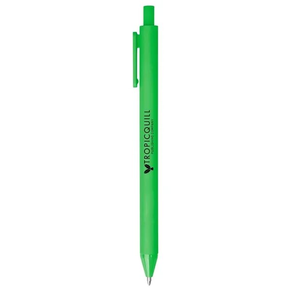 Soft, eco-friendly gel pen with a cushioned barrel and vibrant, brand-ready... from ASI 61966 HPG / Hub Pen