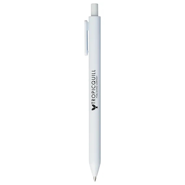 Soft, eco-friendly gel pen with a cushioned barrel and vibrant, brand-ready... from ASI 61966 HPG / Hub Pen