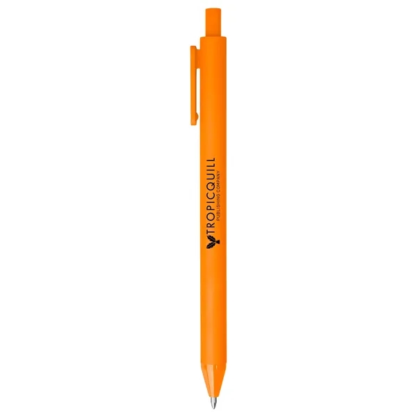 Soft, eco-friendly gel pen with a cushioned barrel and vibrant, brand-ready... from ASI 61966 HPG / Hub Pen