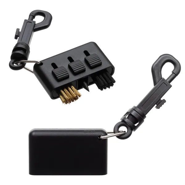 3-in-1 Golf Club Cleaning Tool with clip... from ASI 62190 Illini