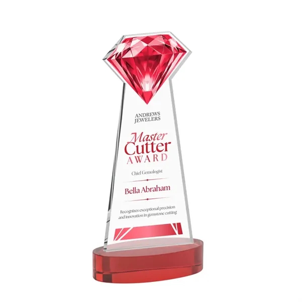 Gemstone VividPrint™ Award on Alberton Base - Red... from ASI 84592 St Regis Group / St Regis