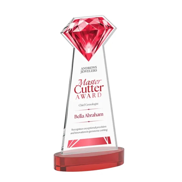 Gemstone VividPrint™ Award on Alberton Base - Red... from ASI 84592 St Regis Group / St Regis