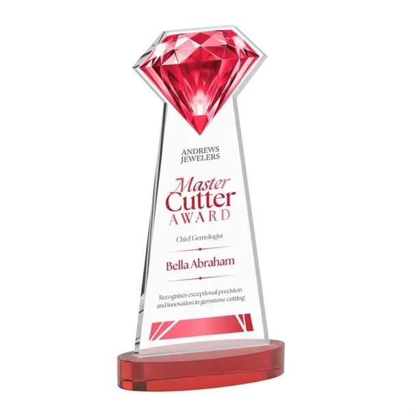 Gemstone VividPrint™ Award on Alberton Base - Red... from ASI 84592 St Regis Group / St Regis