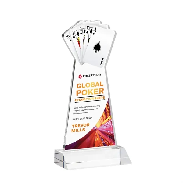 Poker VividPrint™ Award - Clear... from ASI 84592 St Regis Group / St Regis