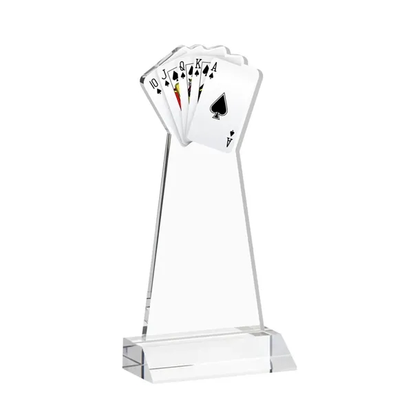 Poker VividPrint™ Award - Clear... from ASI 84592 St Regis Group / St Regis