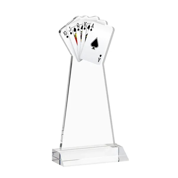 Poker VividPrint™ Award - Clear... from ASI 84592 St Regis Group / St Regis