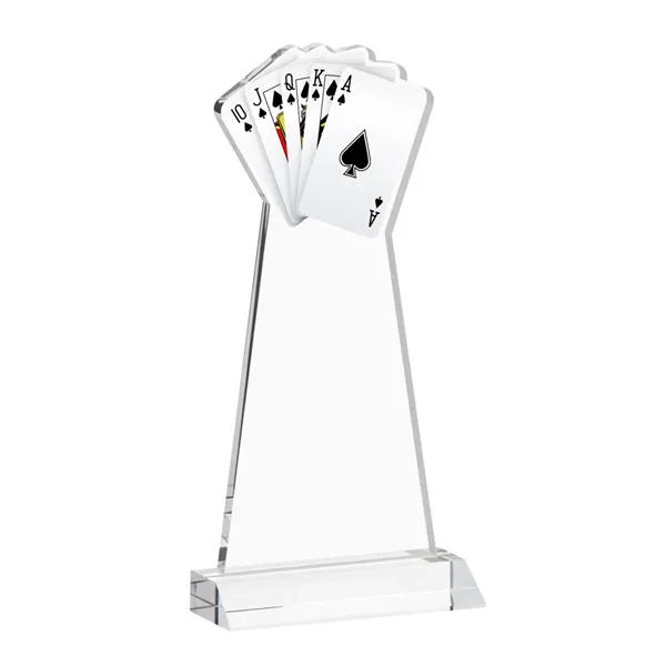 Poker VividPrint™ Award - Clear... from ASI 84592 St Regis Group / St Regis