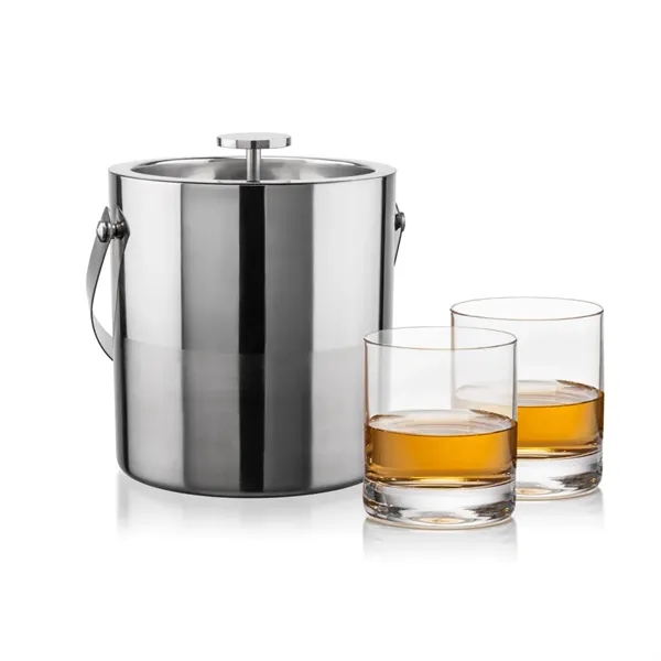The Catania Ice Bucket with On-the-Rocks Set brings refined style and... from ASI 84592 St Regis Group