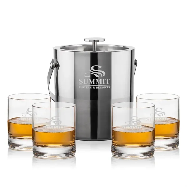 The Catania Ice Bucket with On-the-Rocks Set brings refined style and... from ASI 84592 St Regis Group